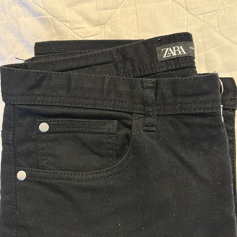 ZARA mens black skinny jeans. Waist:31